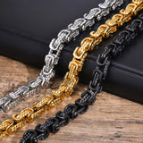 'RIDGE' Byzantine Stainless Steel Bracelet