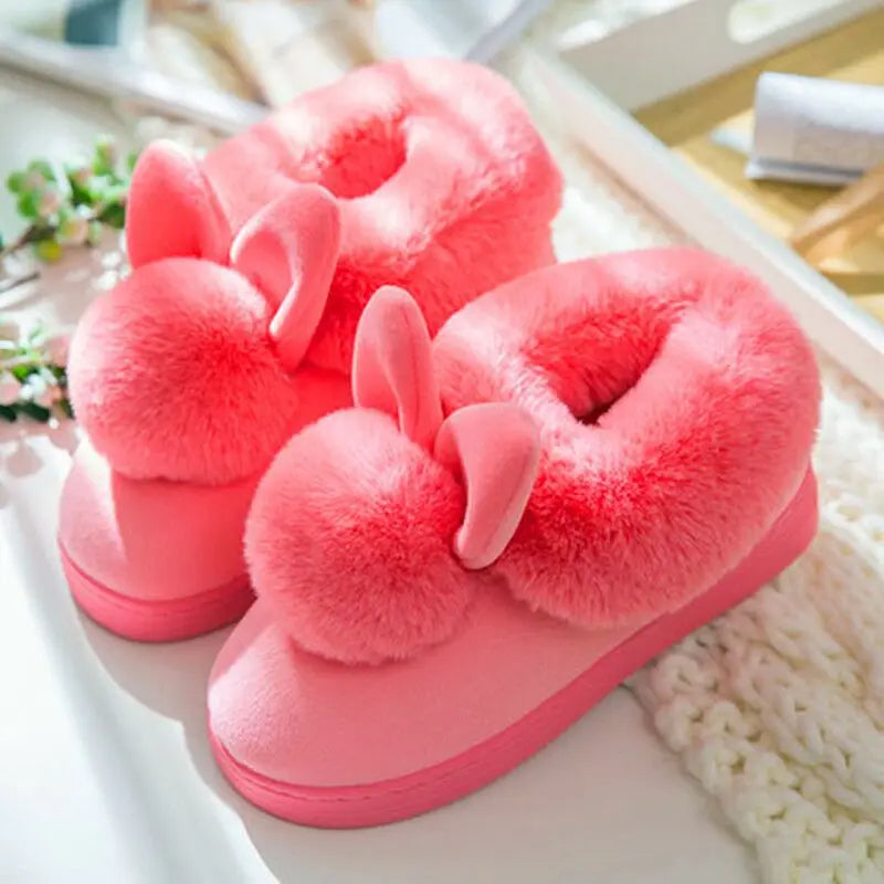 Rabbit Plush Indoor Slippers