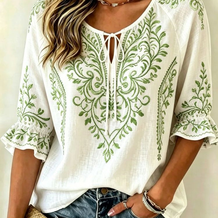 Liora Embroidered Blouse