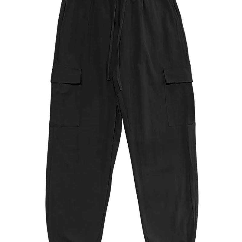 ‘Nomad’ Linen Cargo Joggers
