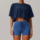 'LUNEA' Active Crop Tee