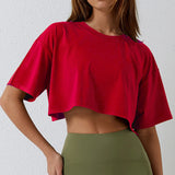 'LUNEA' Active Crop Tee