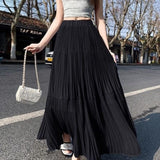 Grace Pleated Maxi Skirt