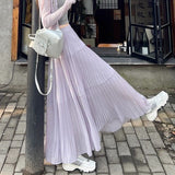 Grace Pleated Maxi Skirt