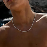 'RIDGE' Twisted Singapore Chain Necklace