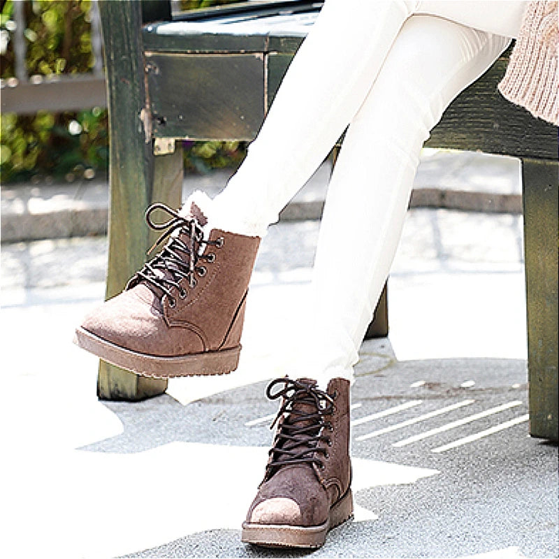 Velvet Warm Short Boots