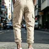 ‘Nomad’ Linen Cargo Joggers