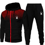 'ATLAS' Hooded Zip-Up Tracksuit Set