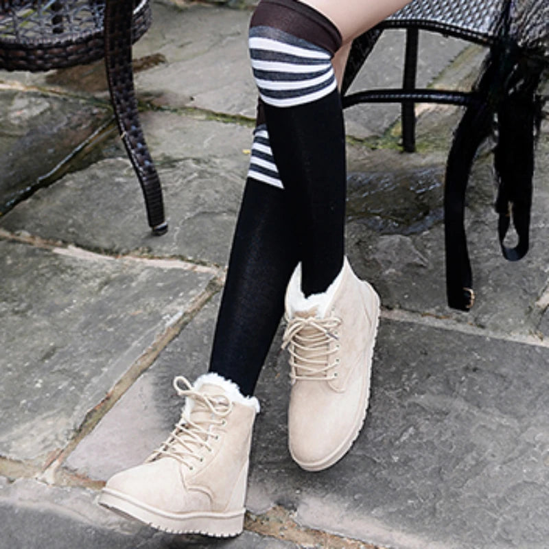 Velvet Warm Short Boots