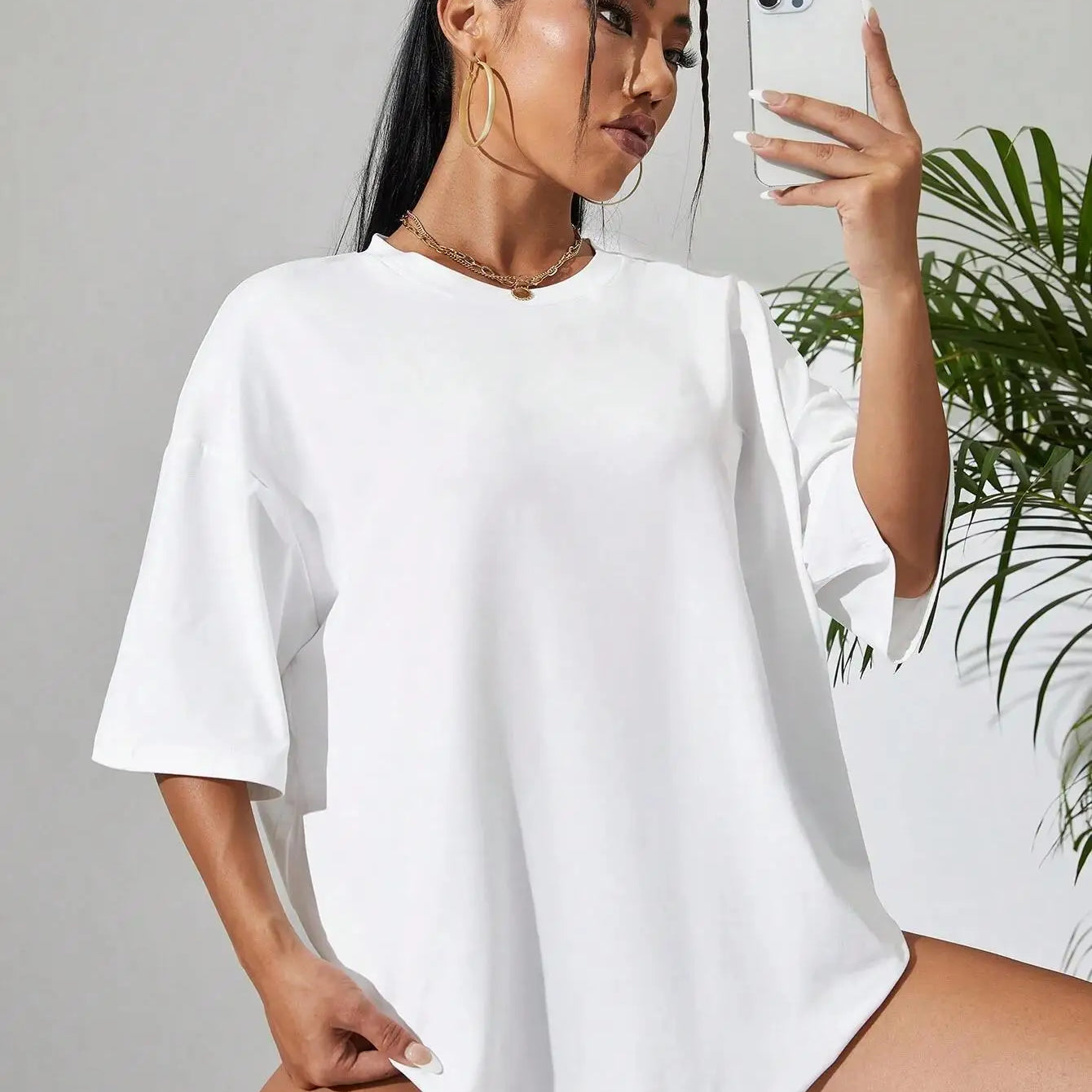 ‘Harper’ Vintage Washed Oversized Tee