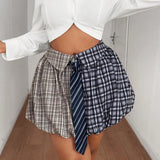 Harper Plaid Bubble Skirt