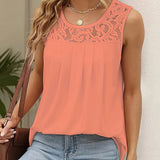 ‘Luna’ Lace Flow Top