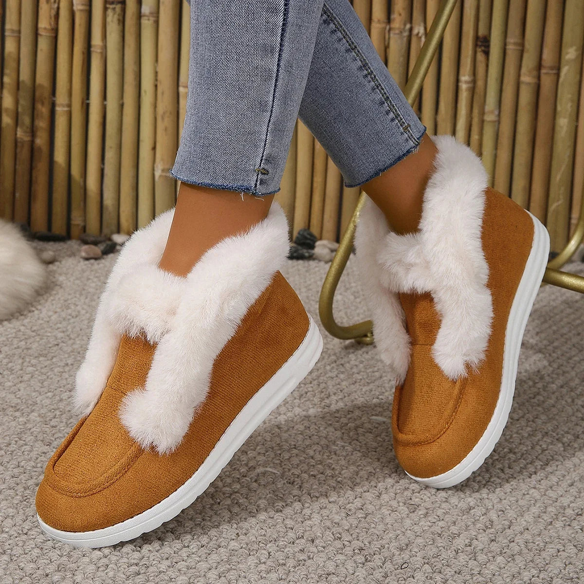 Winter Plush Platform Boots