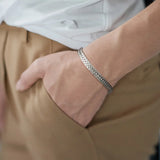 'RIDGE' Franco Chain Bracelet