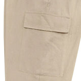 ‘Nomad’ Linen Cargo Joggers