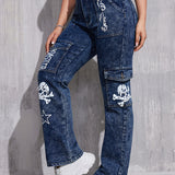 Graffiti Cargo Jeans