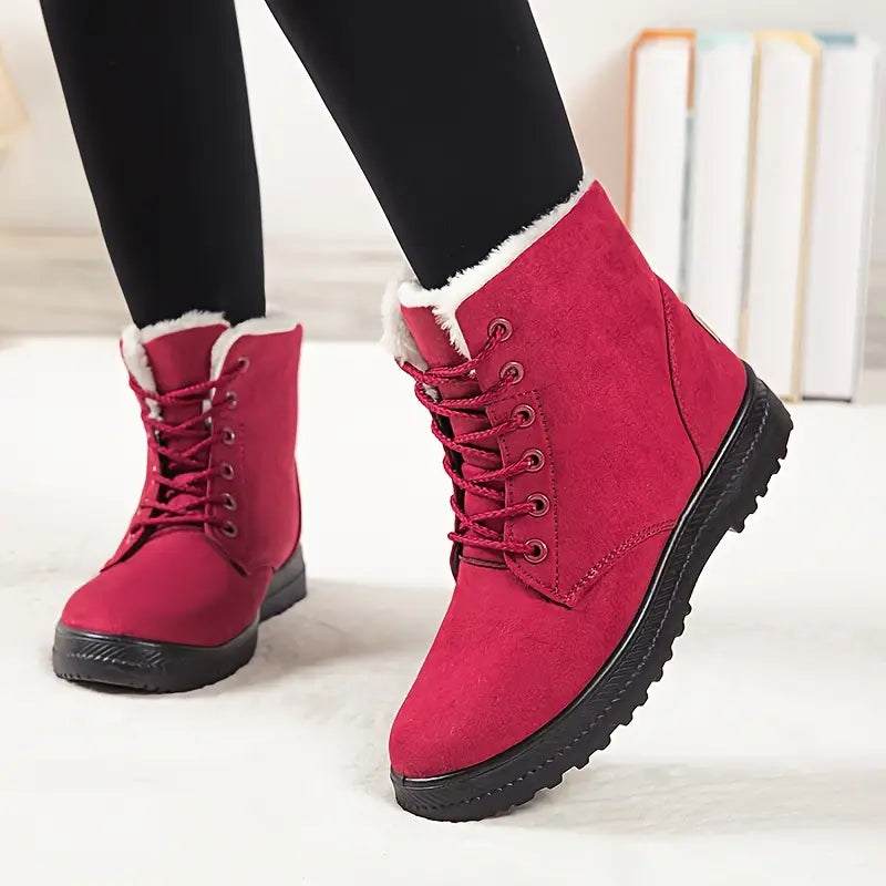 Fur Lined Ankle Boots