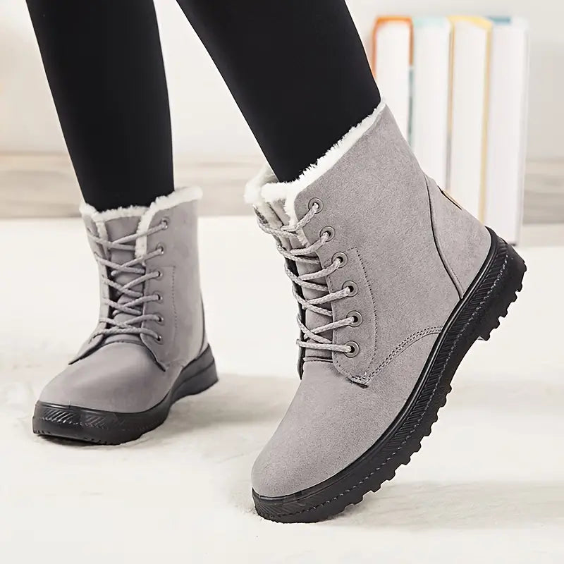Fur Lined Ankle Boots